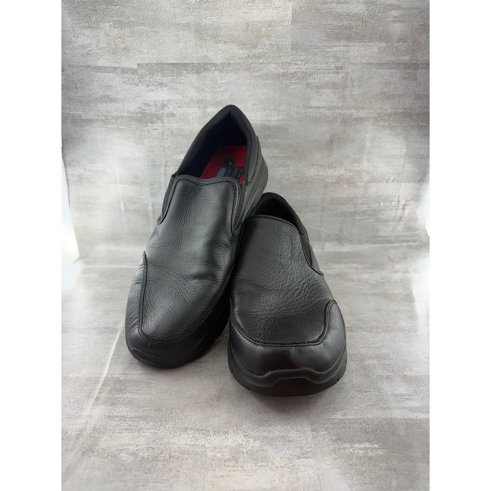 Skechers Work Men Nampa Groton Slip Resistant EH Shoes Black 77071 Size 11.5